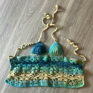 Handmade halter top, extra small